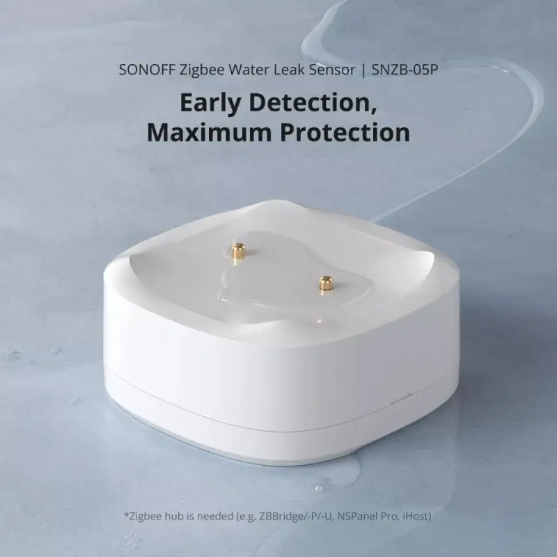 SONOFF SNZB-05P Zigbee 3.0 Water Leak Detector 5 Years Lifetime IP67 Waterproof Remote Control Smart Home with Alexa Google Home