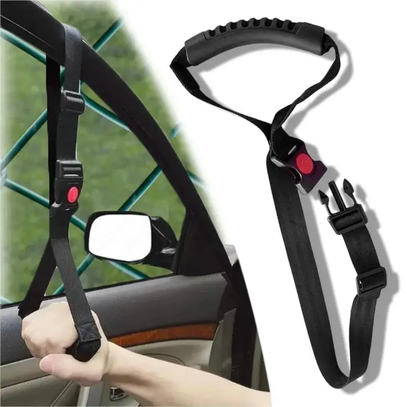 Car Standing Aid Grab Handle Support Grip Adjustable Mobility Disability Elderly assist tool Auxiliary strap