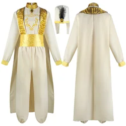 Aladdin Cosplay Costume Outfit Full Set Adult Uniform Halloween Carnival Suit Jasmine Aladdin Costume