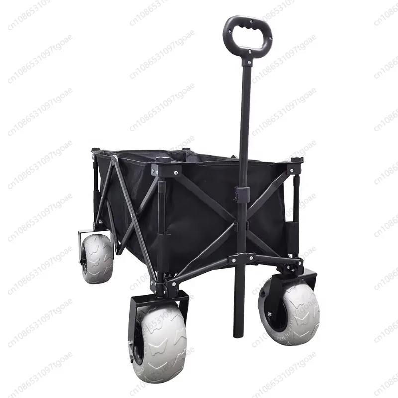 Heavy Duty Folding Camping Trolley with Balloon Wheels