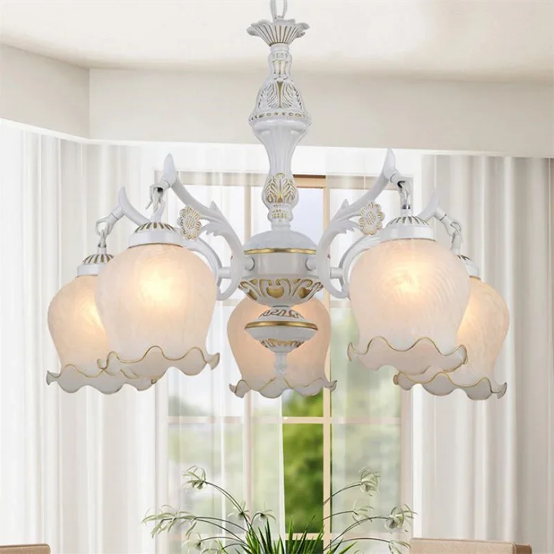 

New Hot Genuine Zinc Vintage bedroom Lamp LED Chandelier Lights Top Novelty Indoor Lights Wedding Decoration Kitchen Light