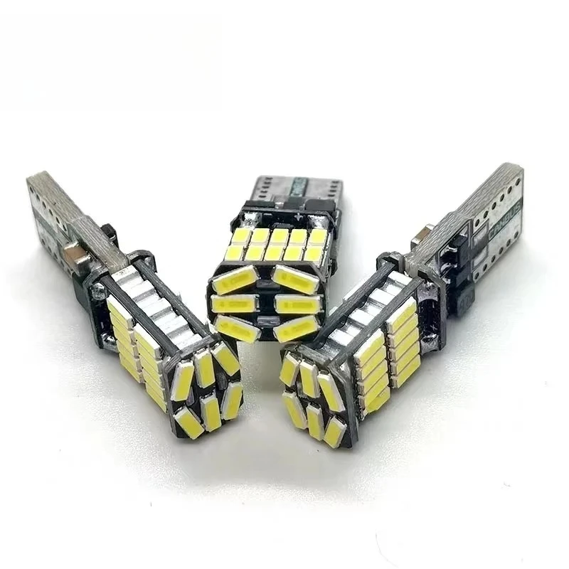 

100pcs T10 w5w led 194 501 canbus 4014 car interior light no error T10 26SMD led Instrument Lights bulb lamp dome light 12V