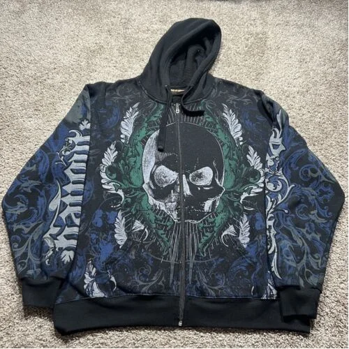 

Trendy Loose Hooded Sweatshirt, American Retro Artistic Campus Style, Hand-painted Graffiti Printed Street Sweatshirt