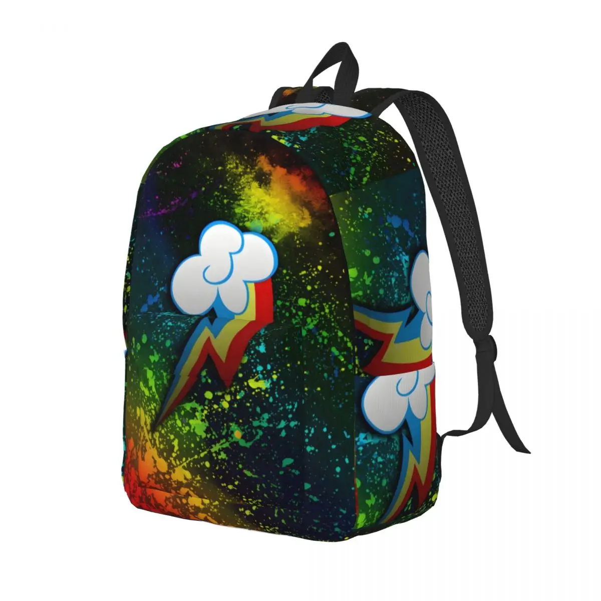 Rainbow Dash Cutie Mark Laptop Bag My Little Pony For Women Kid Classic For School Back To School Gift Zipper Closure