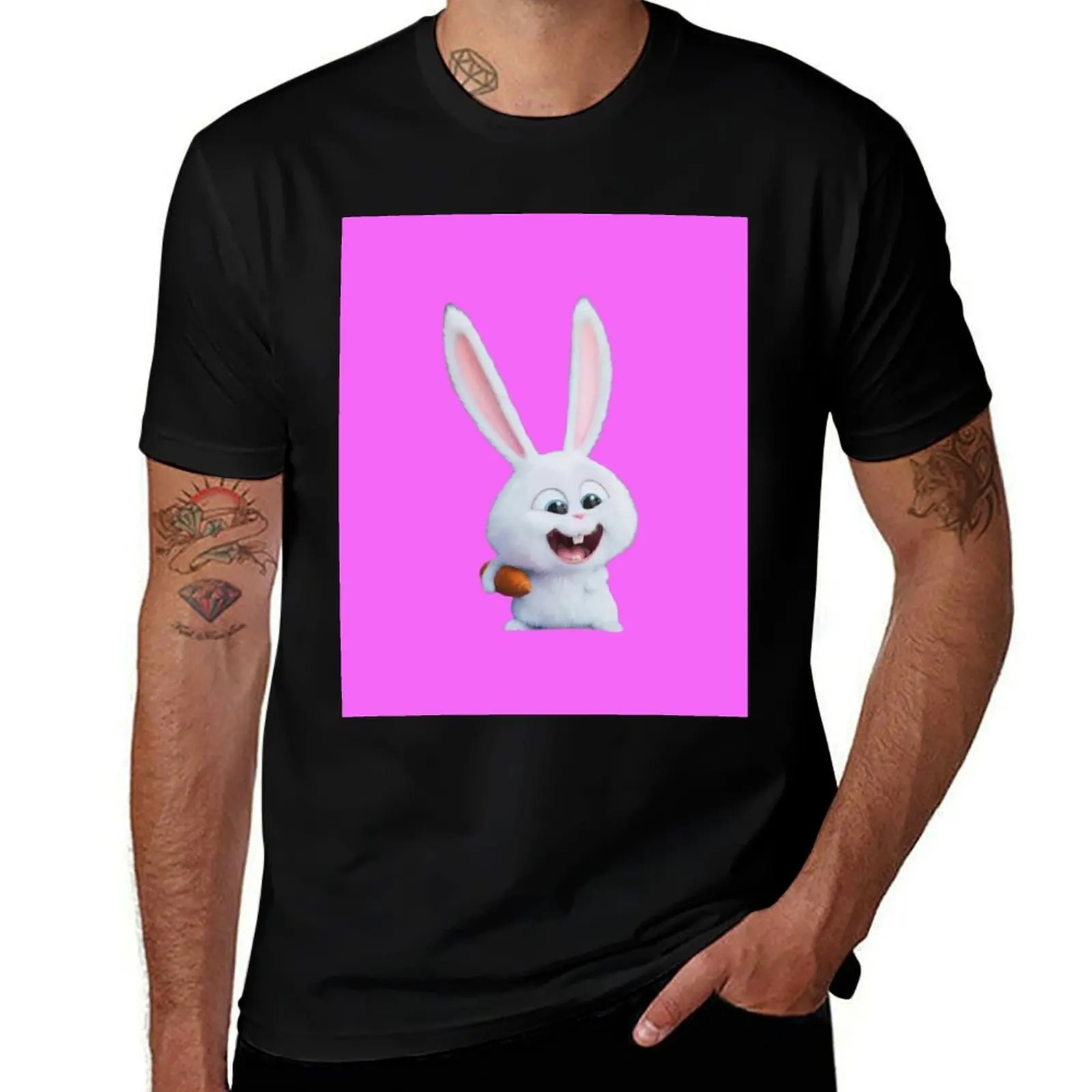 Excited Snowball T-Shirt Art Pattern Printed Casual Top T-Shirt