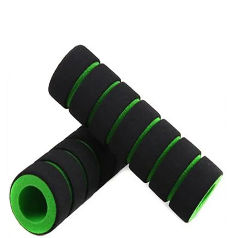 1 Pair Universal Grip Comfort Sponge Foam Handle Bar Motorcycle Dirt Bike E-bike Grip Cover Non-slip Soft Handlebar Bicycle Part image 5