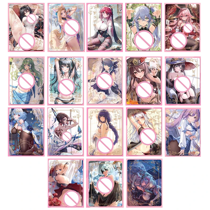 

Goddess Story Next Gen Feast Hatsune Miku Hms Cheshire Yae Miko Anime Characters Frosted Round Corner Card Boys Birthday Gifts