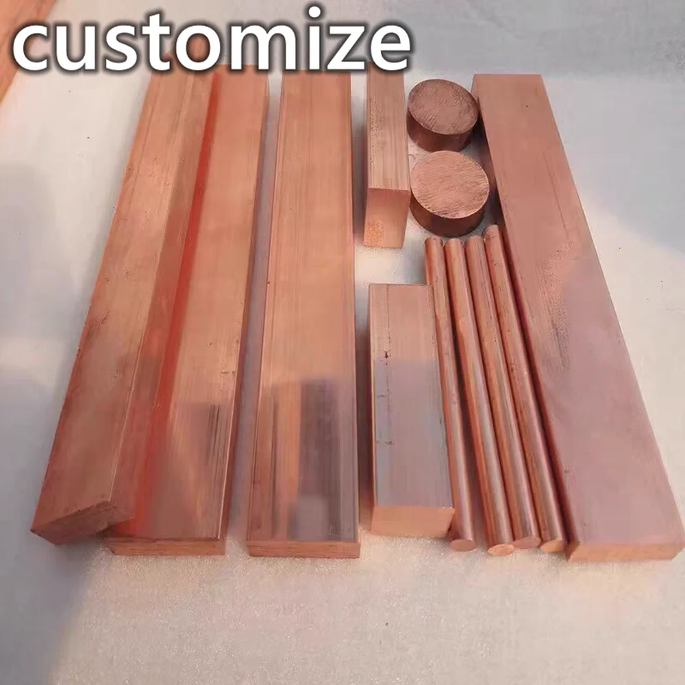 

Copper Plate Cu Sheet C11000 ISO Cu-ETP CW004A E-Cu58 Plate Pad Pure Copper Tablets DIY Material for Industry Mould or Metal Art