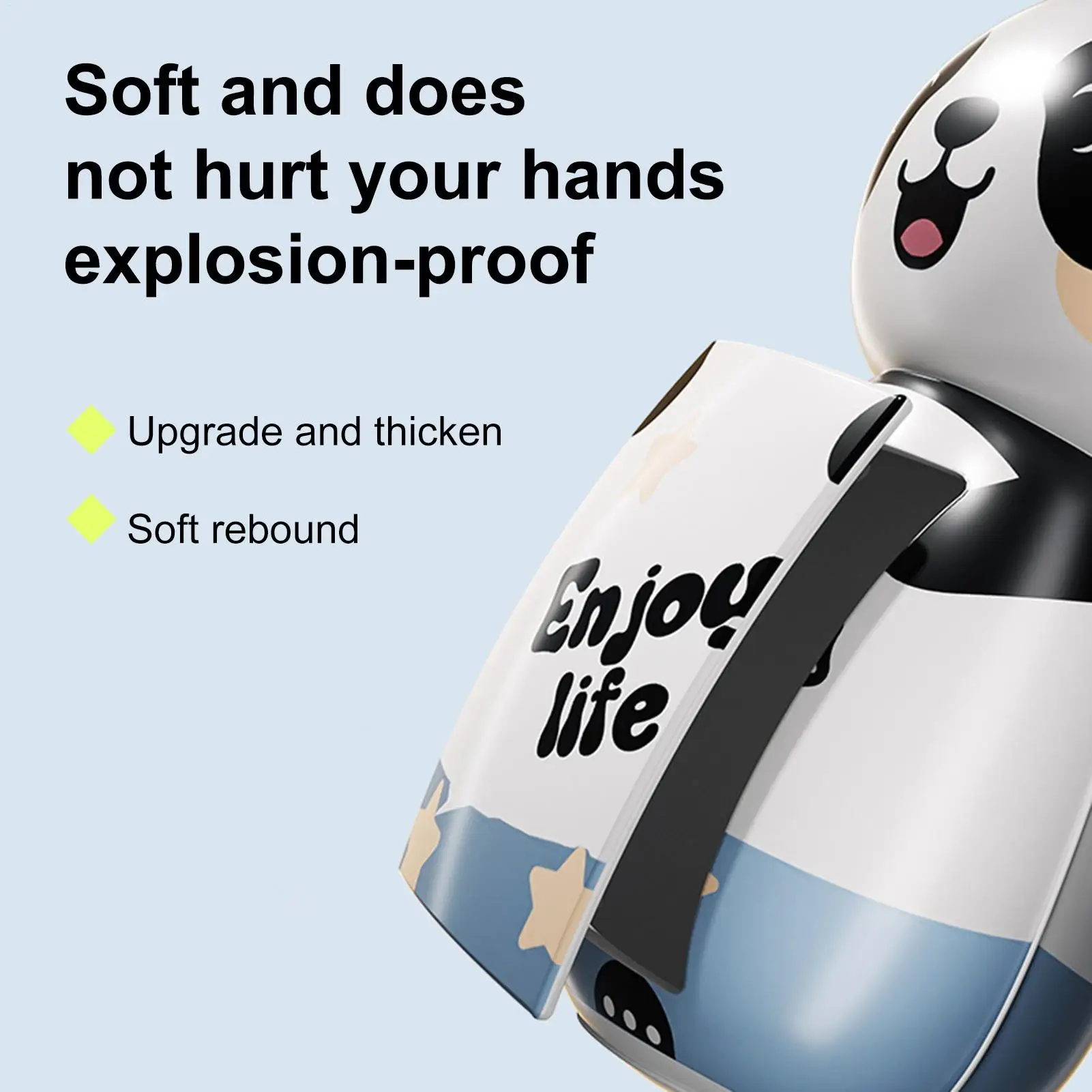 

Надувная боксерская груша 25,5 дюймов в форме животных, спортивные игрушки, стоячая боксерская груша для игр, тренажерного зала, ударов каратэ, игры в помещении