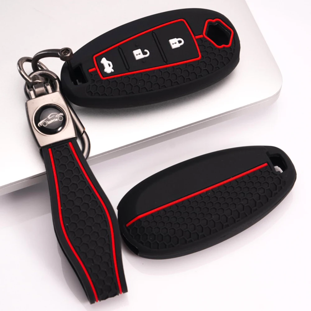 Key Case Cover With Wrist Strap For Suzuki Swift Vitara SX4 Baleno Ciaz Ertiga Ignis Kizashi S-cross Alivio Precise Fit Stylish