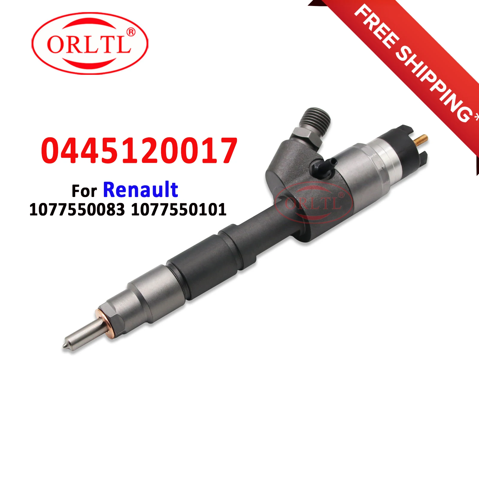 

ORLTL 0445120017 Diesel Fuel Injector 0 445 120 017 Common Rail Injector 0445 120 017 Nozzle for Renault 1077550083 1077550101