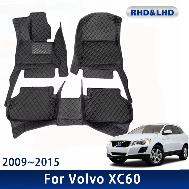

Car Floor Mats For Volvo XC60 MK1 2009~2015 Waterproof Custom Auto Foot Pads Carpet Interior Accessories 2011 2012 2013 2014