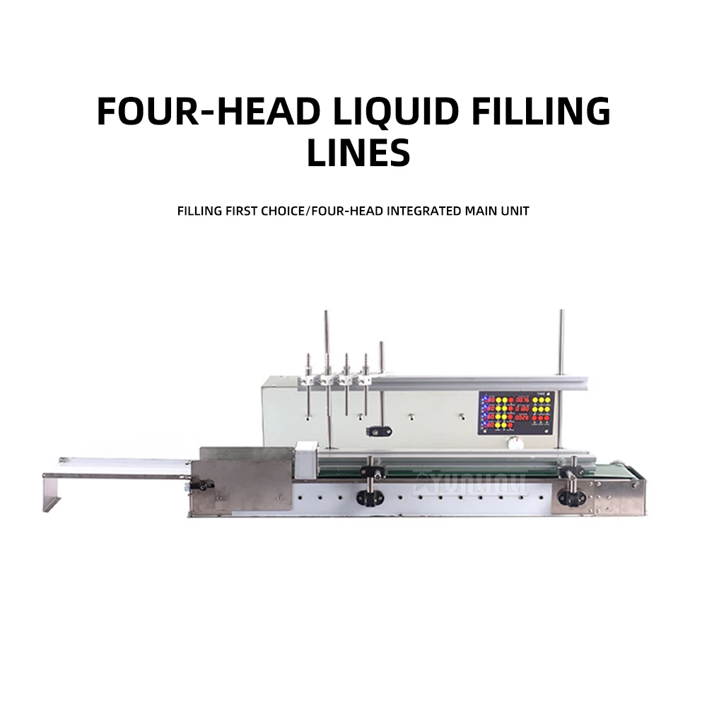 

Automatic 4-Head Liquid Filling Machine T400GA High-Speed Food Beverage Packaging Equipment