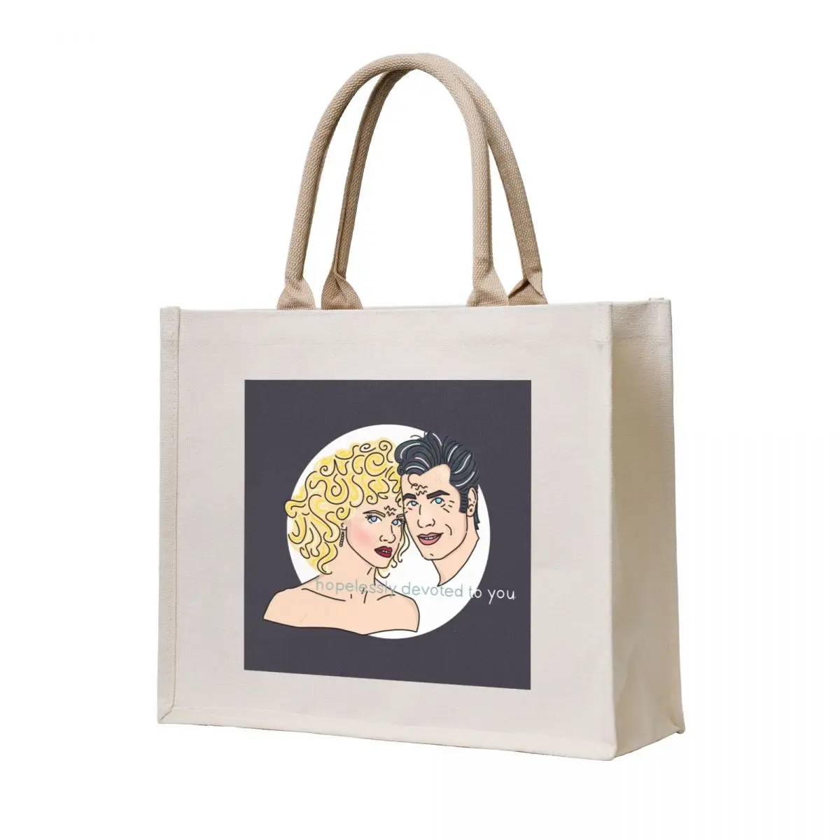 

Hopelessly devoted to you (Danny & Sandy) Tote Bag handbag personalized tote Lady bag canvas bags