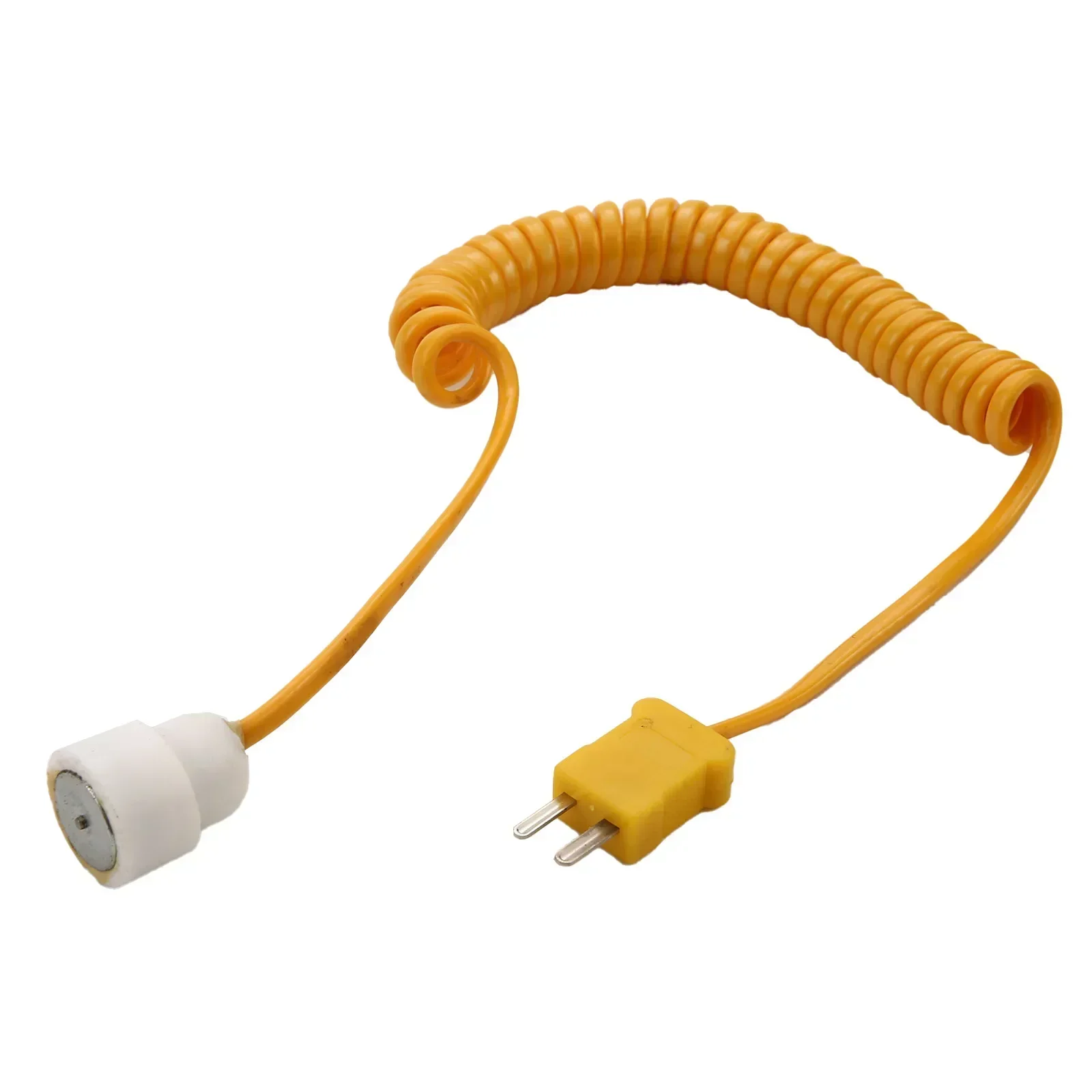 Magnetic Bearing Temperature Probe Circular Magnetic Series K Type Thermocouple with Yellow Plug Measuring Head