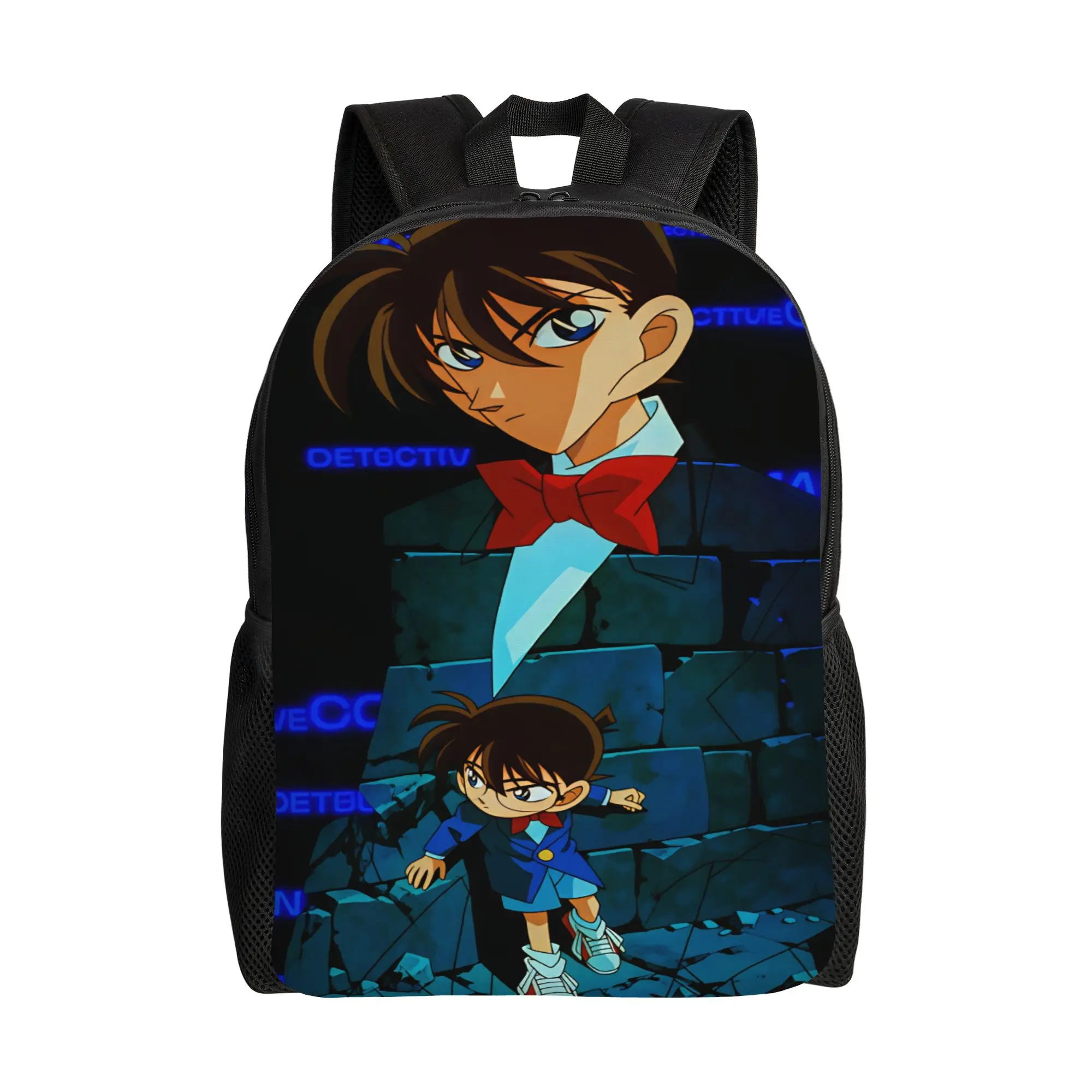 Detectives Conans Backpack  College Backpacks Teen Novelty School Bags Custom Lightweight Rucksack