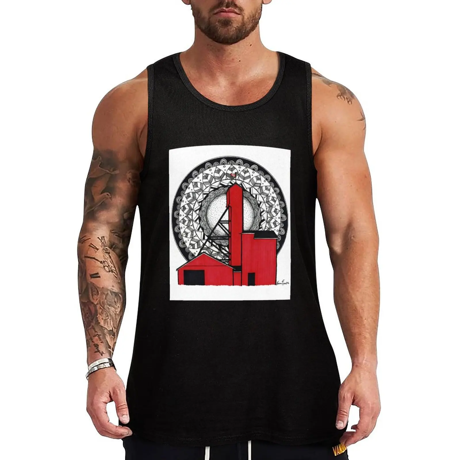 

Toburn Mine Tank Top men gym clothing clothes for men summer gym top gym shirts