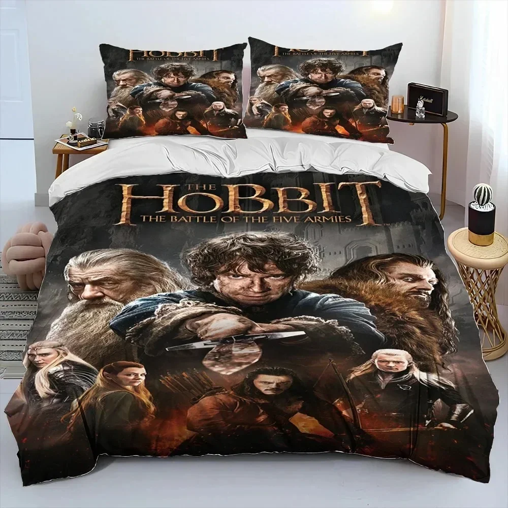 

L-Lord of the Rings H-Hobbit 3D NEW Duvet Cover Pillowcase Bedding Set Adult Boy Bedroom Decoration Children Single Double Large