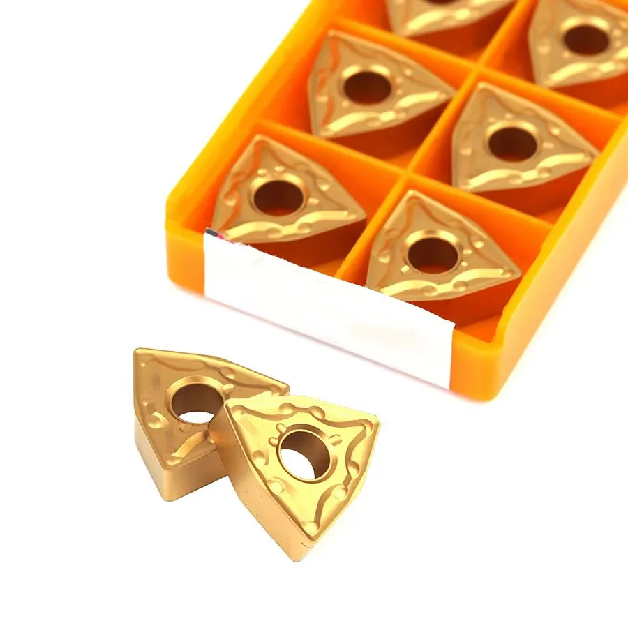 10pcs high quality WNMG080404 MA VP15TF WNMG080408 MA UE6020 US735 External turning tools Carbide CNC lathe tool turning inserts