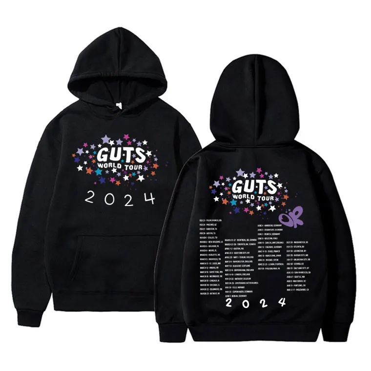 

Vampire Guts 2024 World Tour Concert Graphic Hoodie Unisex Atr Aesthetic Streetwear Men Women Fashion Oversized Hoody Sweatshirt