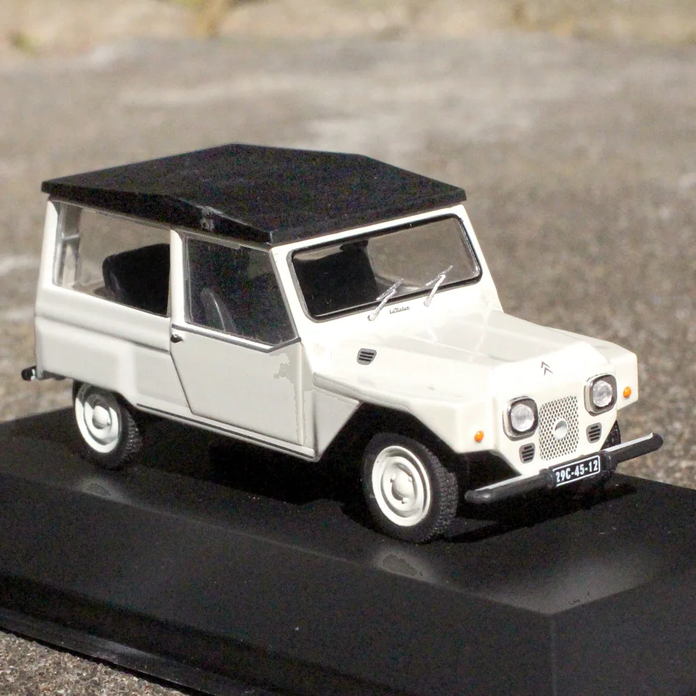 IXO 1/43 مقياس كلاسيكي سيتروين دالات R التقاط 1971 فيتنام فاف 4x2 البرتغال دييكاست نموذج سيارة لعبة هدية تذكارية بيضاء #5