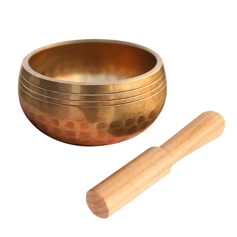 Tibetan Singing Bowls Set Meditation Sound Bowl As Shown For Yoga, Meditation, Mindfulness, Healing & Chakra Balancing