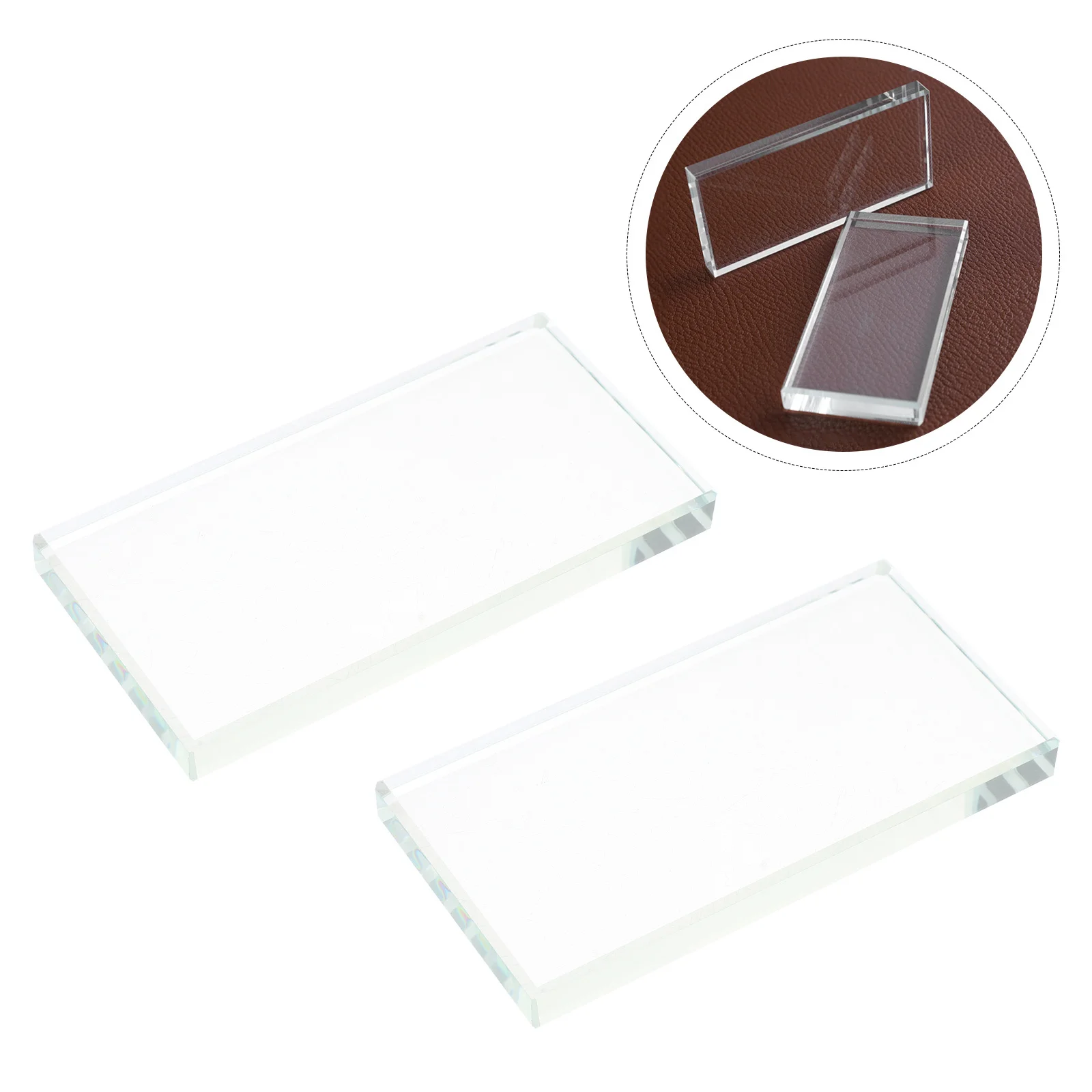 

2Pcs Slicker Durable Thick Burnishing Boards for Polishing Professional Craft Supplies