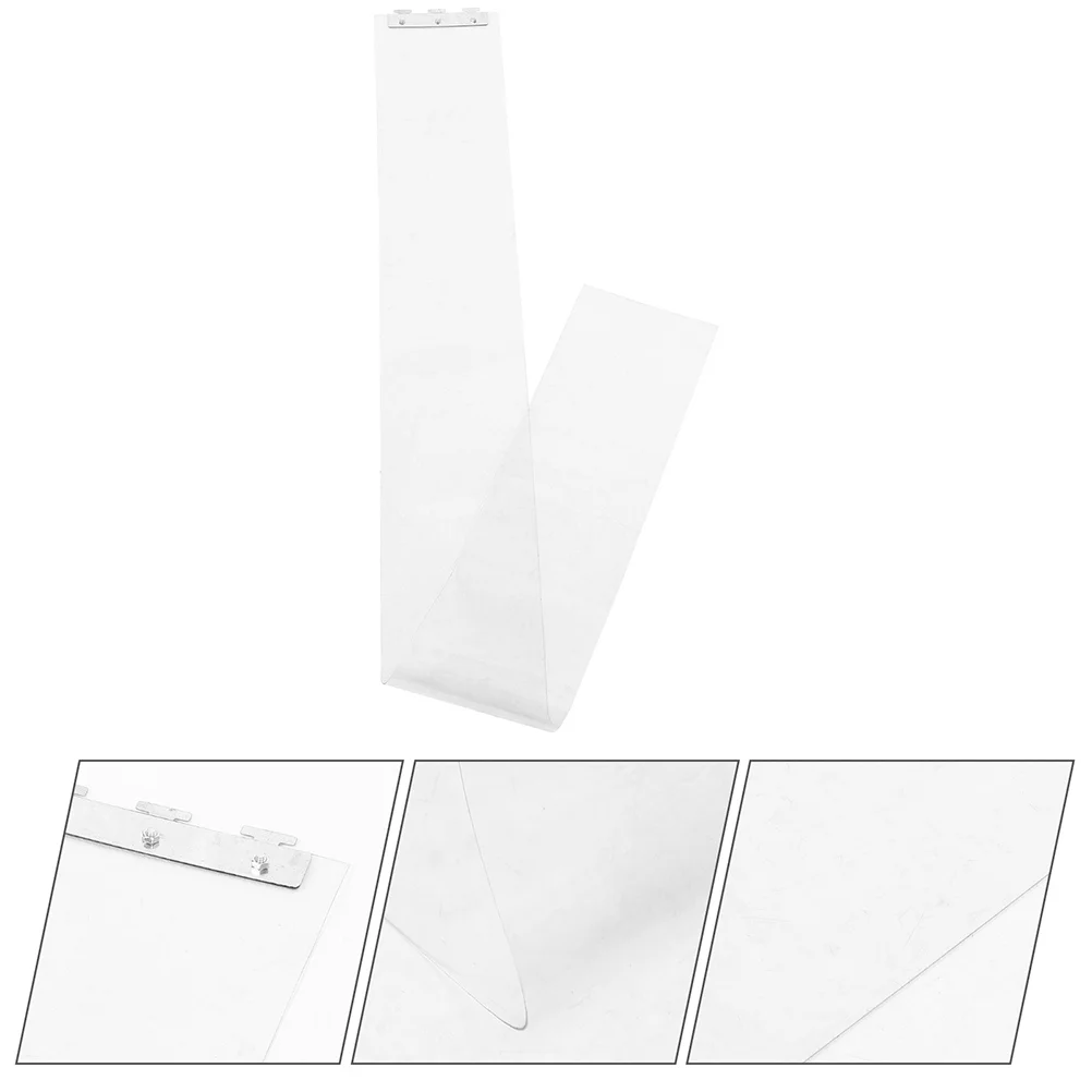 Partition Curtain Wind and Dustproof Drapes Transparent for Bathtub Stainless Steel Plastic Warm Door Home