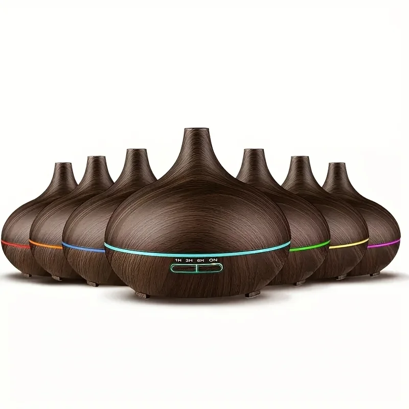 

New 18.6oz Soundwave Technology Essential Oil Diffuser With Remote - USB Powered, Auto-Off Safety Feature, Ideal For Home & Offi