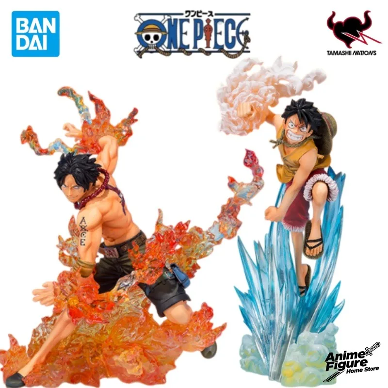 

100% оригинал в наличии BANDAI Figuarts ZERO ONE PIECE Monkey D. Luffy Portgas·D· Ace аниме персонаж игрушка модель коллекция подарки