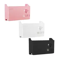 Wireless Wifi Router Storage Box Living Room Wifi Organizer Box Decoration Wall-mounted TV Set-top Box Rack Cable Power Boxes