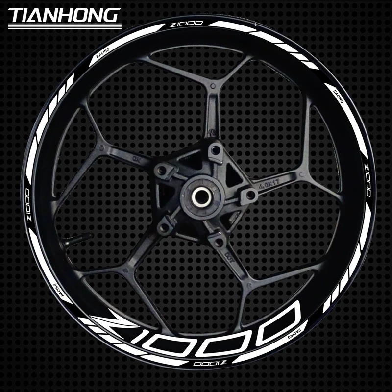 

Suitable for Motorcycle Z800 Z900 Z1000 Wheel Hub Personality Modified Car Rim Steel Ring Sticker Applique