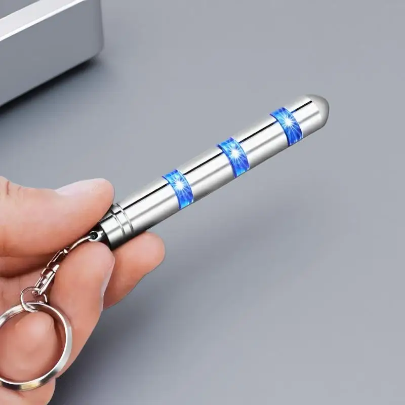 Portable Car Anti-static Keychain Static Rod Electrostatic Discharger Antistatic Rod Keyring Car Supplies Car Accessories