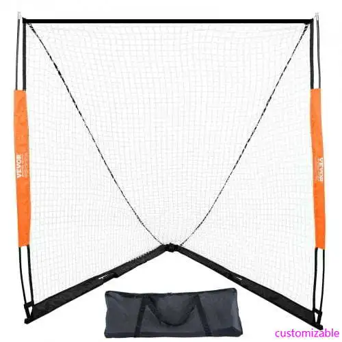 

Lacrosse Goal, 6' x 6' Lacrosse Net, Portable Goal with Carry Bag, Fiberglass Rod Backyard Training Equipment
