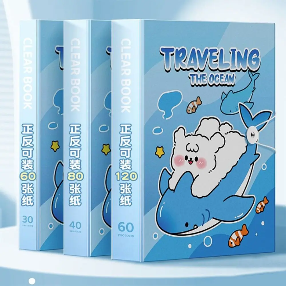 30/40/60 포켓 A4 파일 폴더 가방 Capybara Panda 대용량 A4 파일 주최자 아카이브 음악 점수 문서 폴더