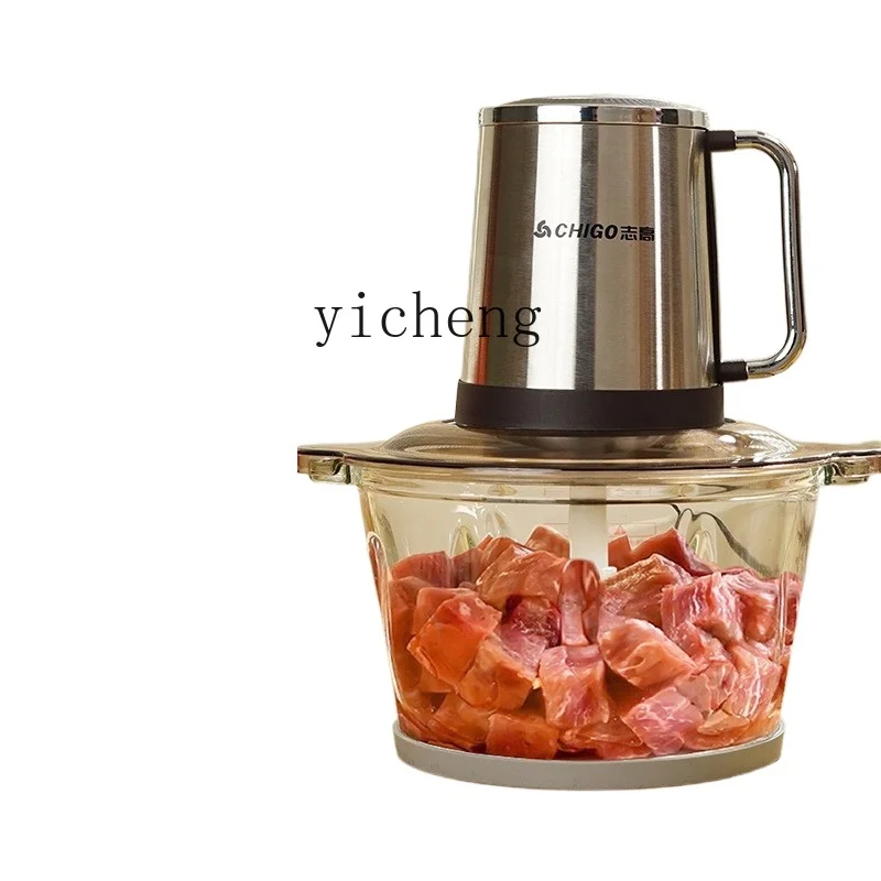 

Tqh110v Multi-Functional Household Electric Meat Grinder Thickened Glass Minced Meat Cooking Machine Twisted Mashed Garlic