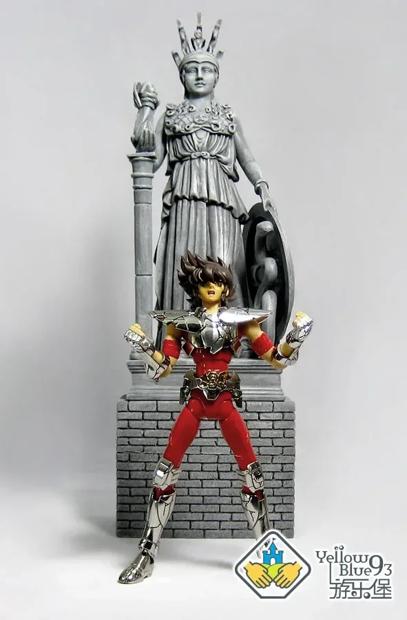 25CM Saint Seiya Cloth Myth Resin Scene Statue Athena Sculpture  Knights Of The Zodiac In Stock