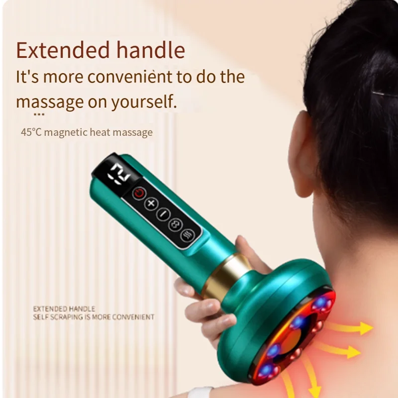 

Electric scraping instrument cupping machine and artifact household cover to remove moisture and clear meridian brush