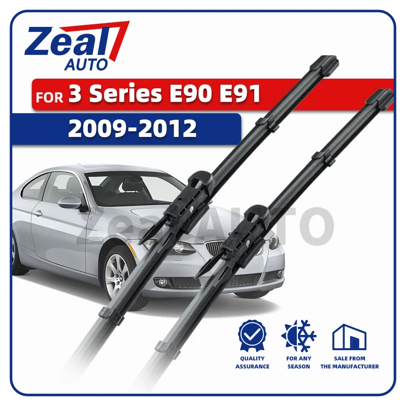 LHD Frontwischerblätter für BMW 3er M3 E90 E91 Facelift 2009–2012 Windschutzscheibe M Sport 318 320 325 330 335 Zubehör 24 Zoll + 19 Zoll