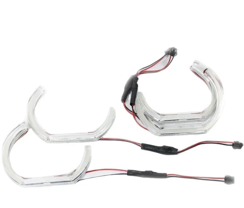 

Halo Ring White Crystal Angel Eyes DTM Style LED Light Kit 3 Series E90 E91 2005-2008 Xenon Headlights 12V DRL DTM Style