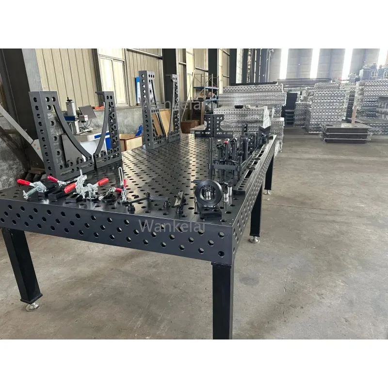 

3D flexible welding workstation New cast iron workbench with 3D platform fixture and fixture design