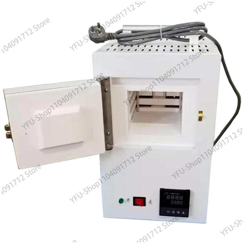 220V  Laboratory Small Electric Furnace High Temperature Intelligent  Furnace Enclosed Ceramic Fiber Muffle Furnace