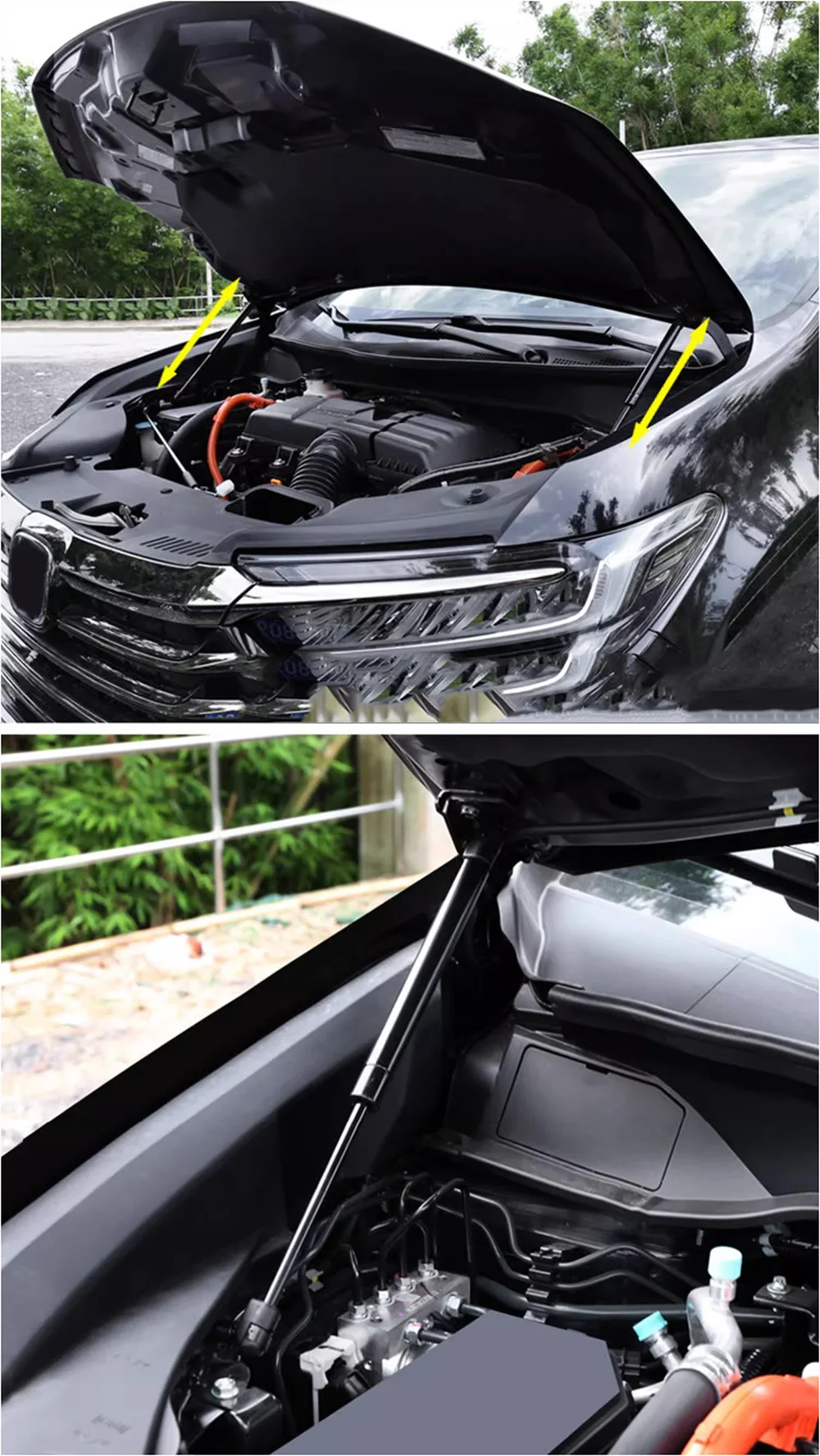 Front Hood Gas Struts Shock Absorber Lift Supports Car Styling Accessories For Honda Odyssey 2022-2025