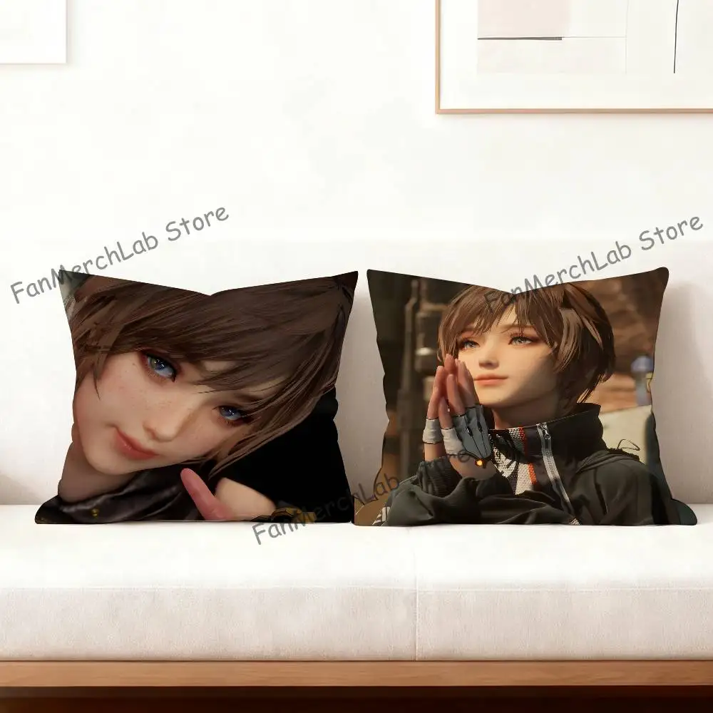 S-Stellar lily B-Blade Printed Pillow Cover Cushion Case Simple Sofa Pillow Case No Pillow Core