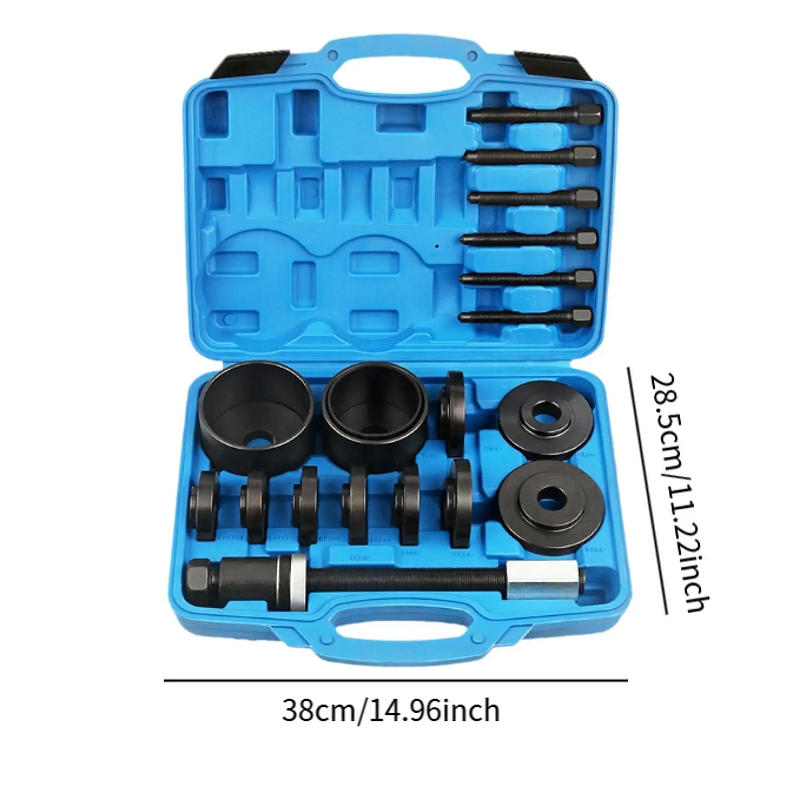 19 pezzi di rimozione cuscinetto trazione ruota anteriore installazione set strumento meccanico alto