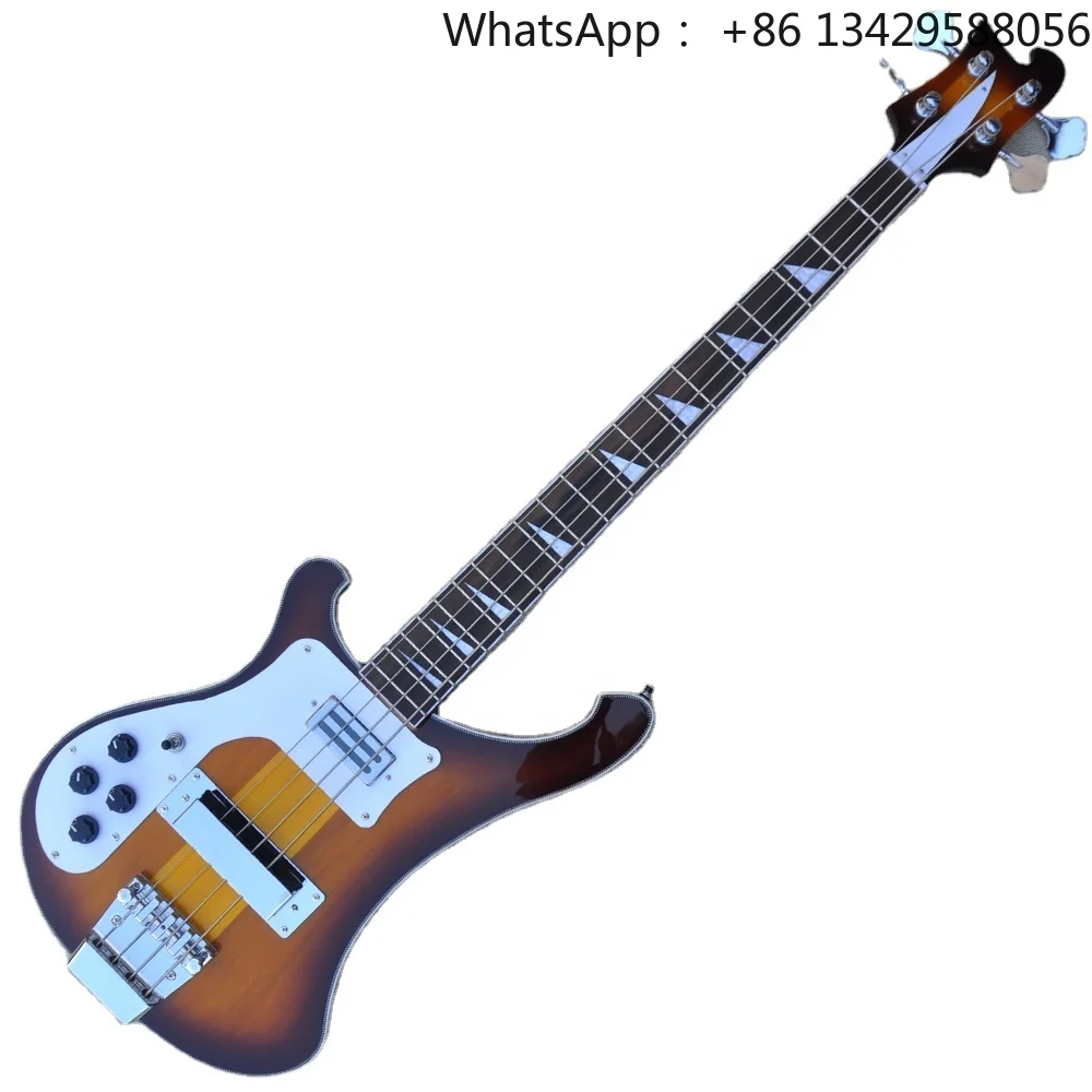 Flyoung Left Handed Electric Bass Guitar Professional Cheap Electric Bass Neck Through Bass guitars