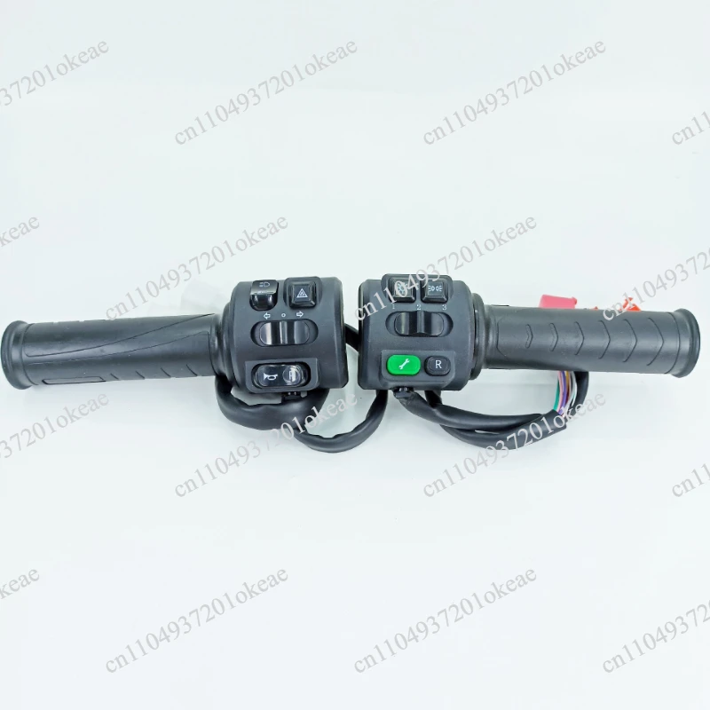 Integrated switch speed control handle Switch assembly Multi-function button handle