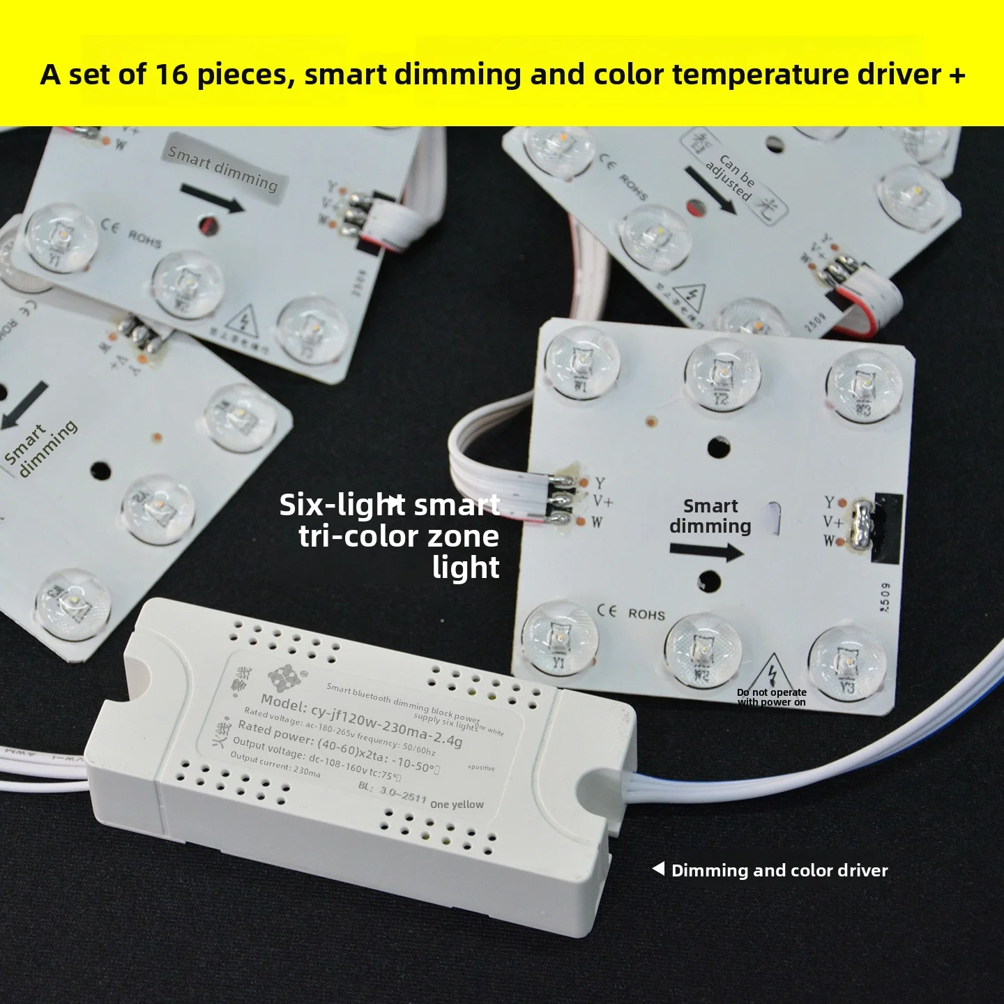 Dual Color Block LED Smart Dimmable Light Soft Membrane Ceiling Advertising Light Box Diffused Blockchain Lighting