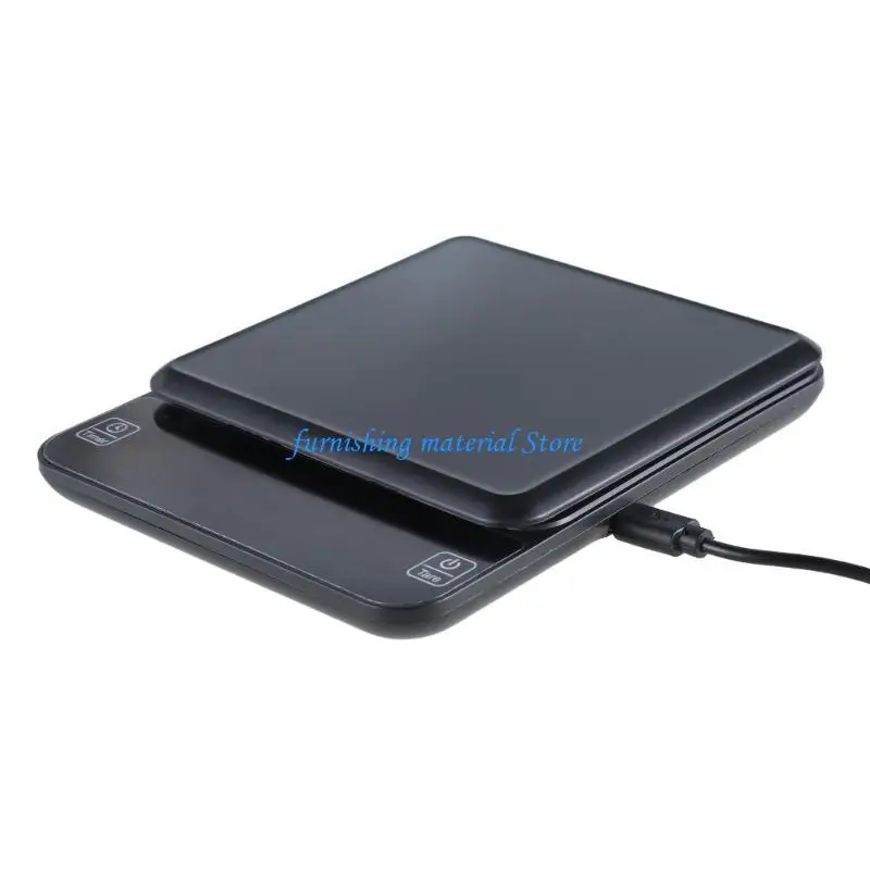 Báscula café profesional Y5GD para hogar con función tara, herramienta pesaje café profesional precisión