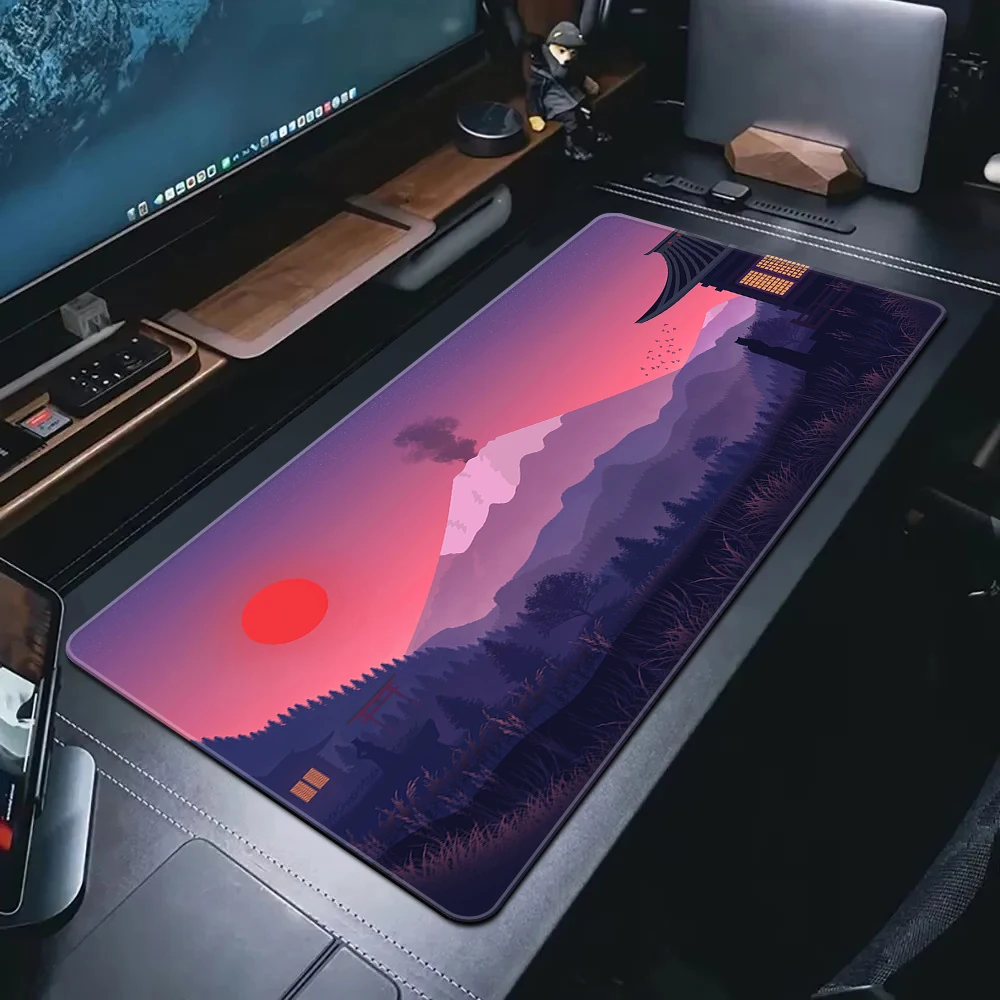 Firewatch Mouse Pad XXL Rubber Deep Forest Large Mousepad Gamer Non-Slip Art Desk Mat Computer Laptop Pads 90x40cm Keyboard Mats